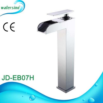 JD-EB07H plumbing fixture CE approved Tall Waterfall basin mixer