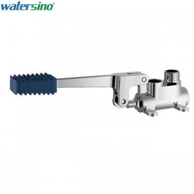 Factory Public Brass Foot Operated Water Tap Flush Valve